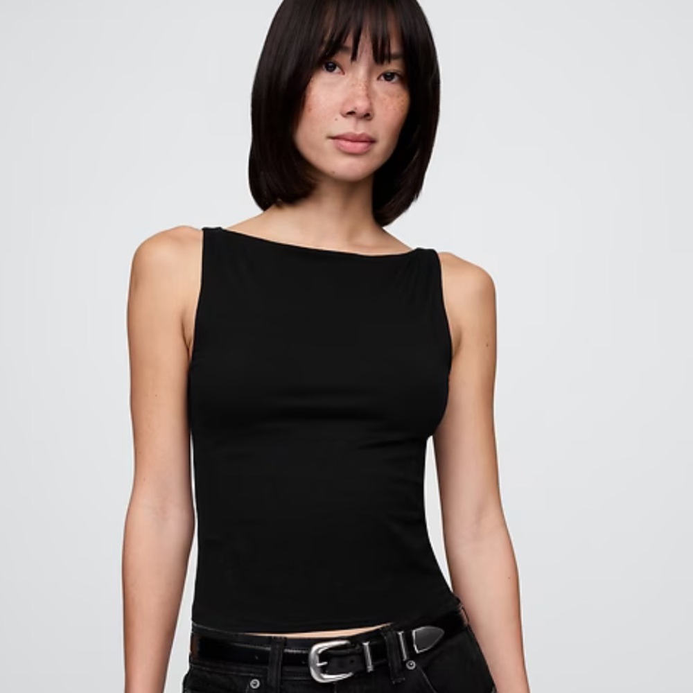 🆕 GAP Closeknit Jersey Boatneck Tank